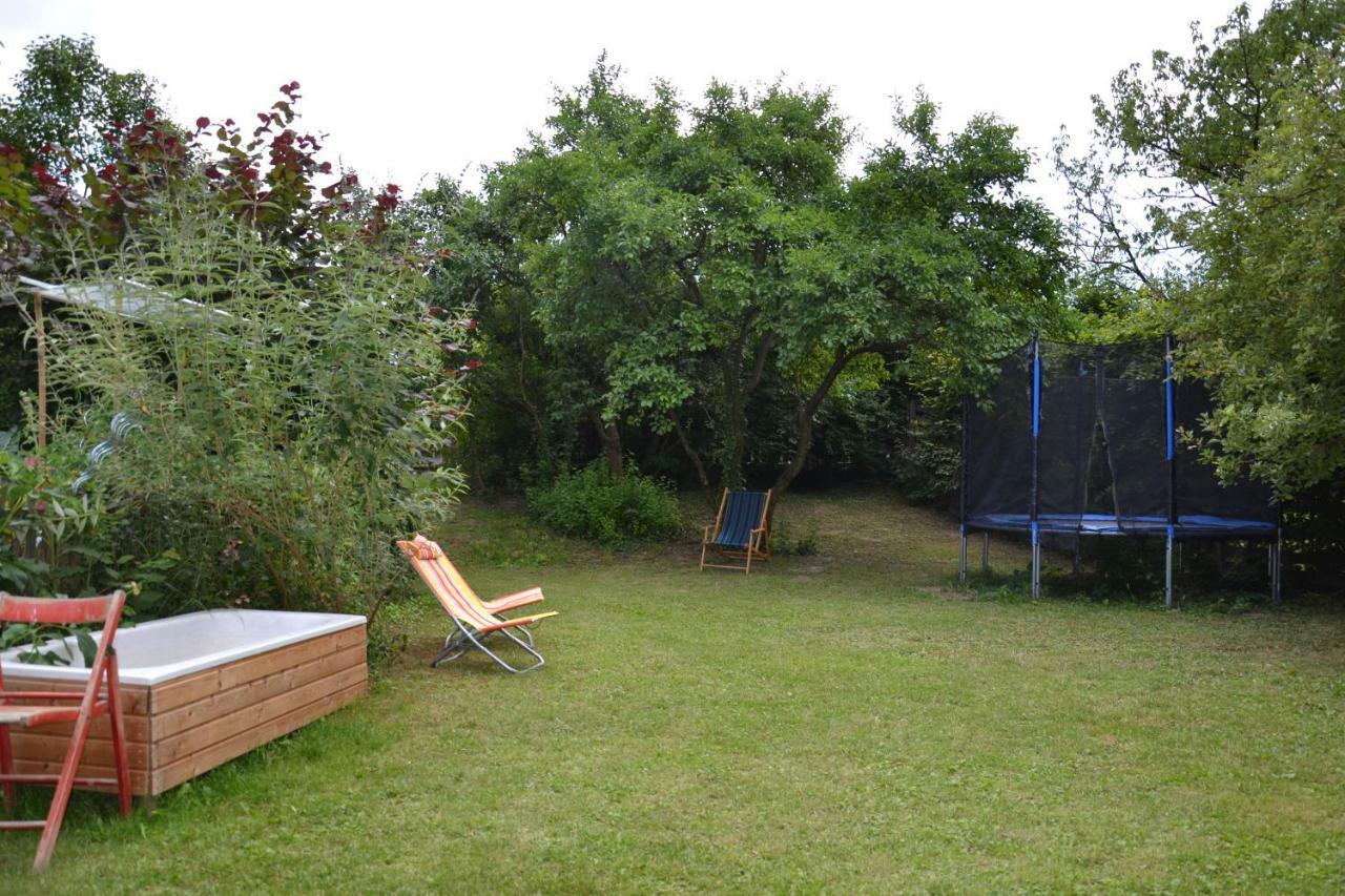 Gemütliche Blockhütte in Wiennähe Zofing Exterior foto